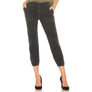 Nili Lotan Cropped Military Pant in Carbon Size 0